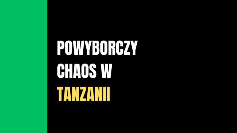 Powyborczy chaos  Tanzanii. Wojsko wyszło na ulice, są zabici i ranni, doniesienia o grabieżach, aktach wandalizmu i starciach