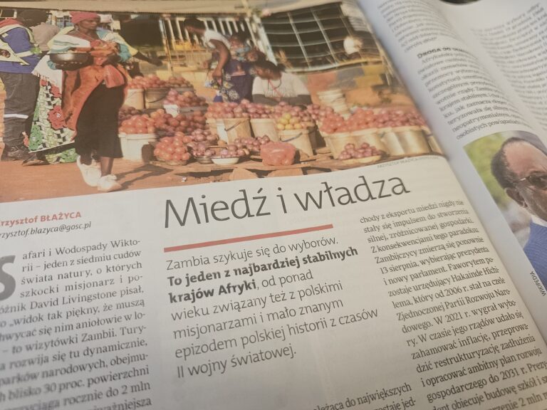 Miedź, wybory i polskie ślady. Zambia decyduje o swojej przyszłości (GN 32/2026)